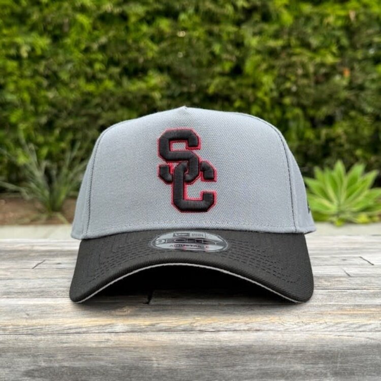 New Era USC Interlock Gray/Black  940  A-Frame