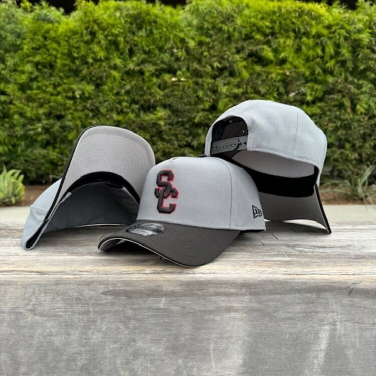 New Era USC Interlock Gray/Black  940  A-Frame