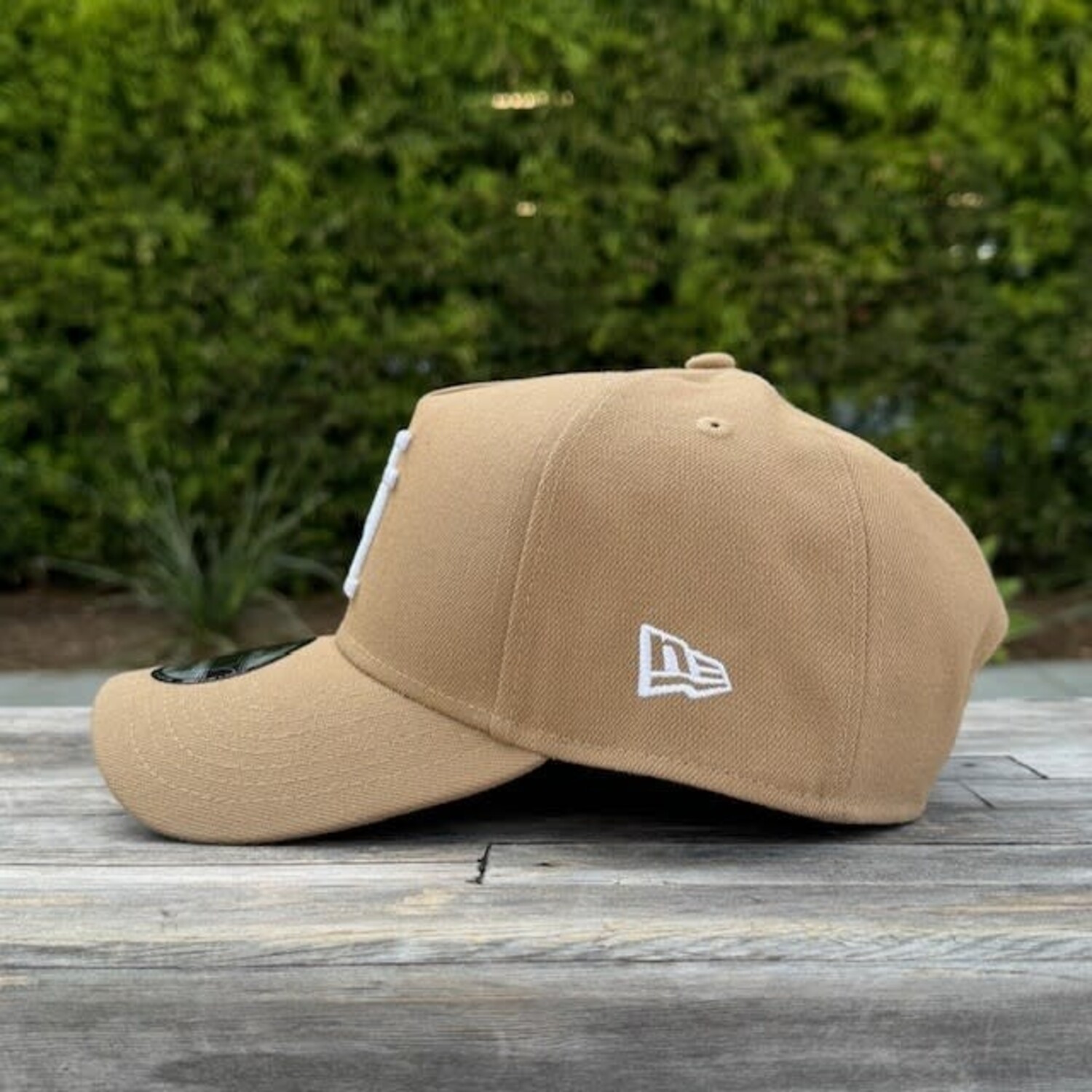 LA Upside Down Khaki 940 A-Frame Snapback - The Locker Room of Downey