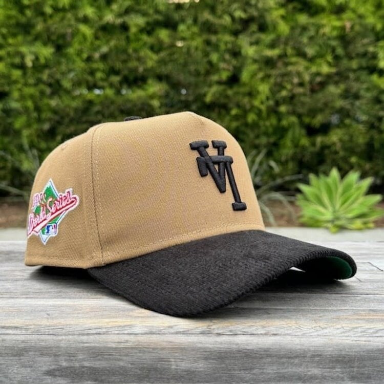 New Era LA Upside Down Khaki/Black Cord 1988 940 A-Frame