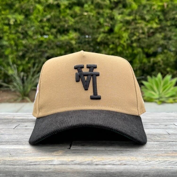 New Era LA Upside Down Khaki/Black Cord 1988 940 A-Frame