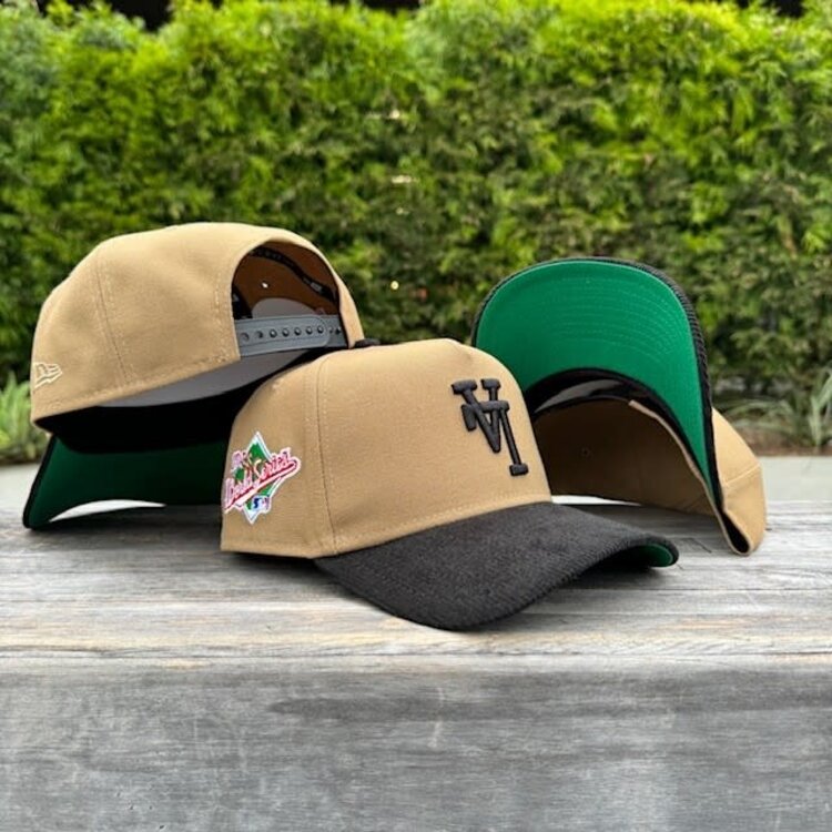 New Era LA Upside Down Khaki/Black Cord 1988 940 A-Frame