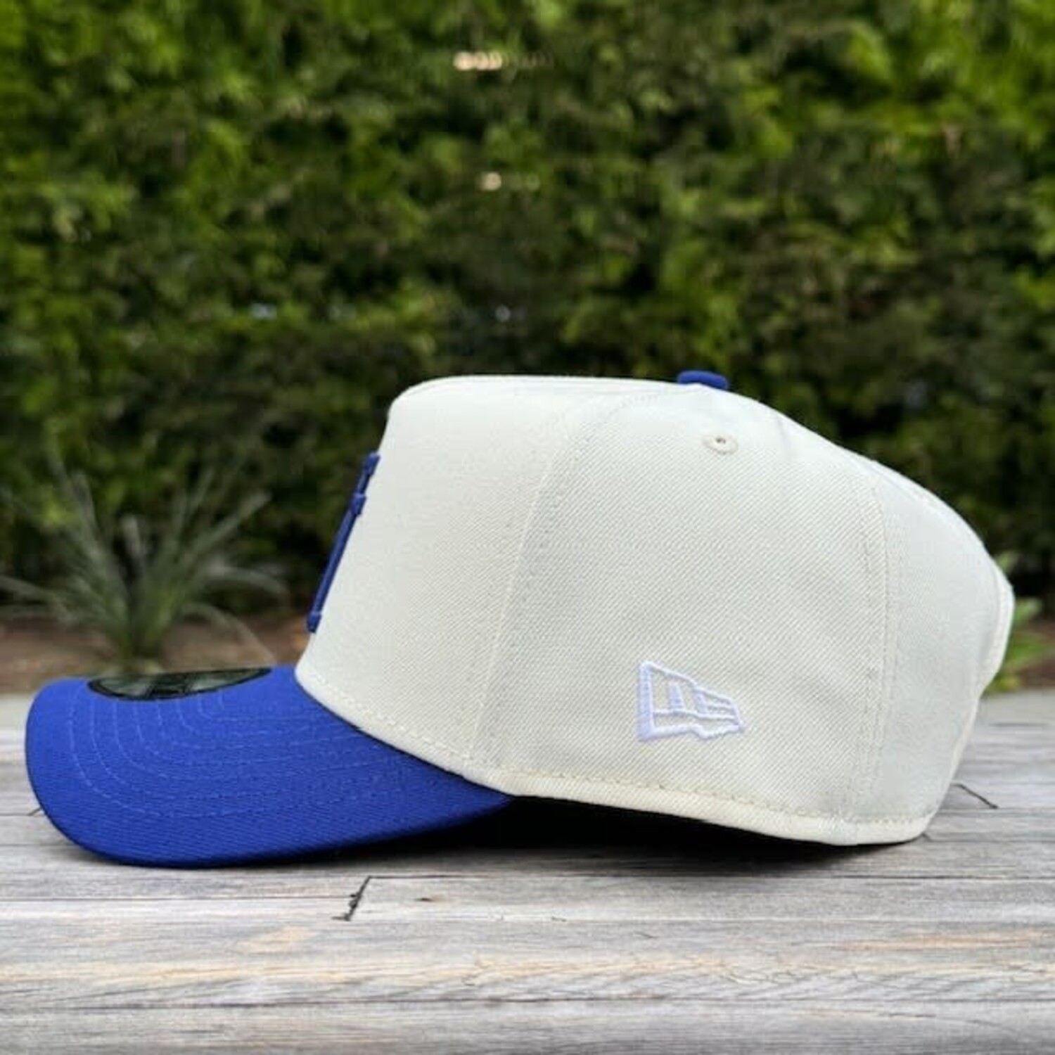 LA Upside Down Ivory/Royal 940AF Snapback - The Locker Room of Downey