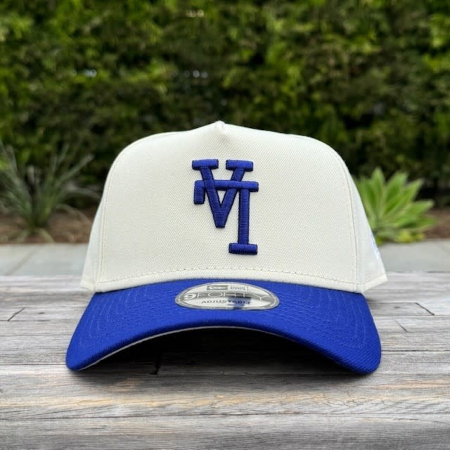 LA Upside Down Ivory/Royal 940AF Snapback - The Locker Room of Downey