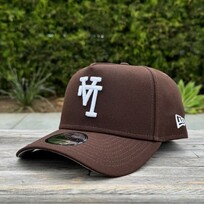 New Era LA Dodgers Upside Down Dark Brown 940 A-Frame