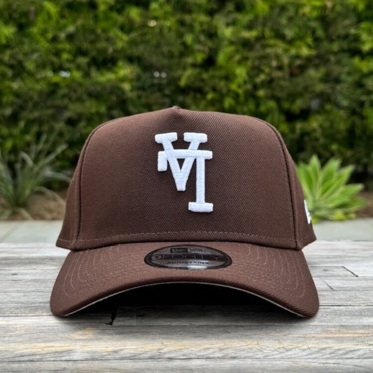 New Era LA Dodgers Upside Down Dark Brown 940 A-Frame