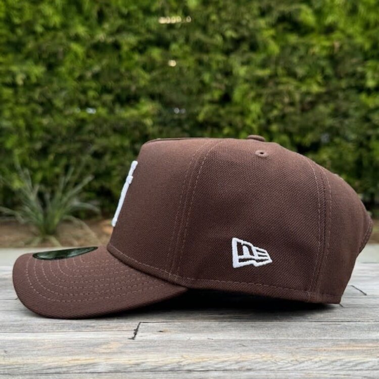 New Era LA Dodgers Upside Down Dark Brown 940 A-Frame