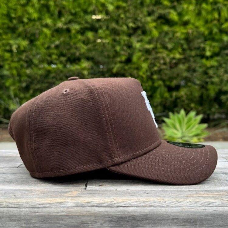 New Era LA Dodgers Upside Down Dark Brown 940 A-Frame