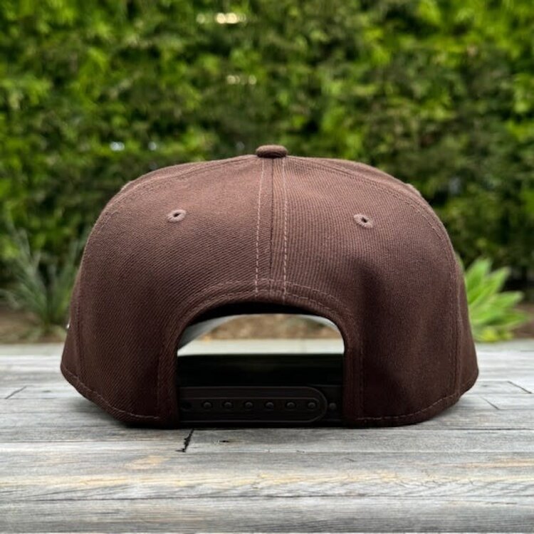 New Era LA Dodgers Upside Down Dark Brown 940 A-Frame