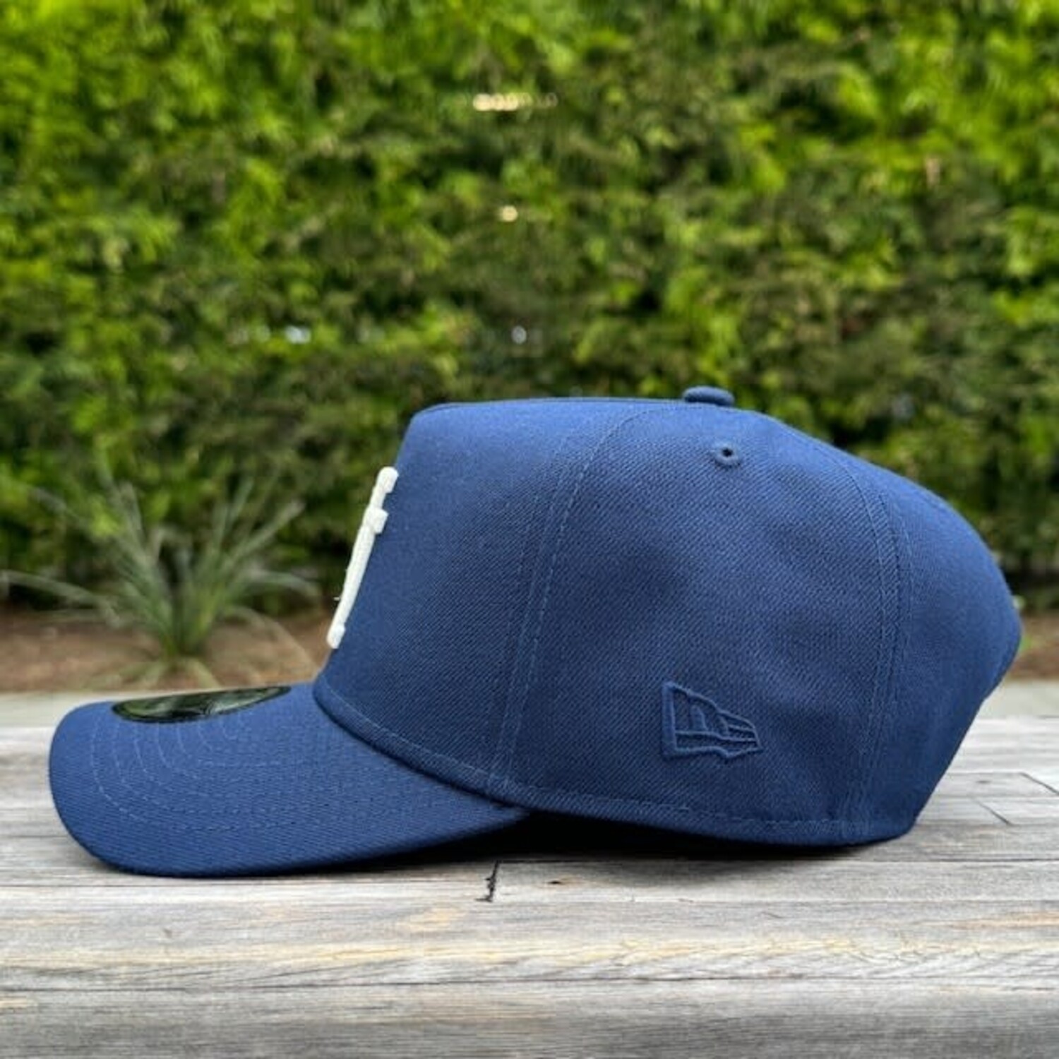 LA Upside Down Dark Blue 940AF Snapback - The Locker Room of Downey