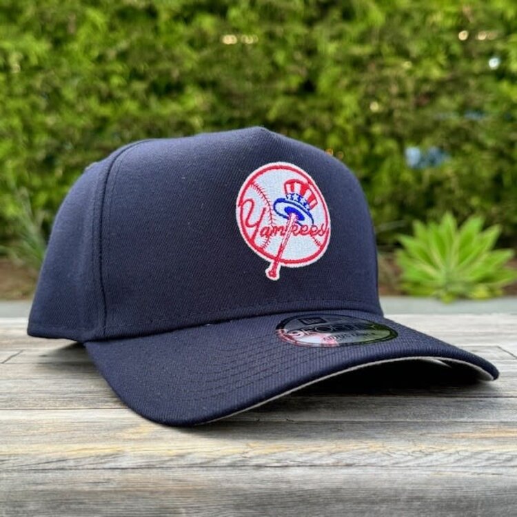 New Era NY Hat Logo Navy 940 A-Frame