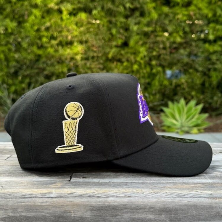 New Era Lakers Black Gold Trophy SP 940 A-Frame