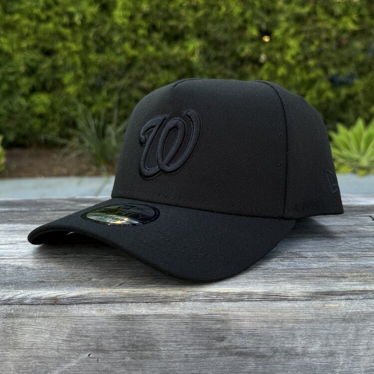 New Era Washington Nationals Black Black 940 A-Frame