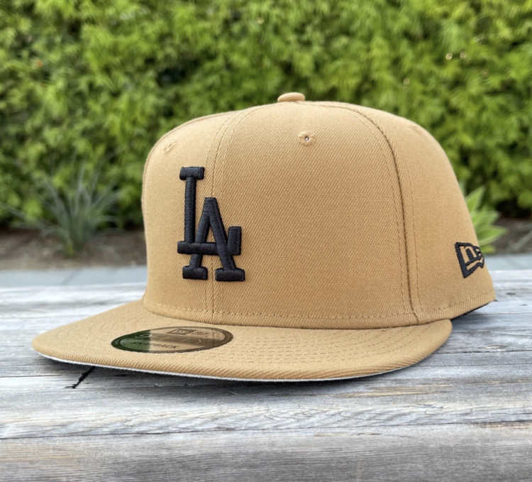 New Era LA Dark Khaki Black 950 Snapback