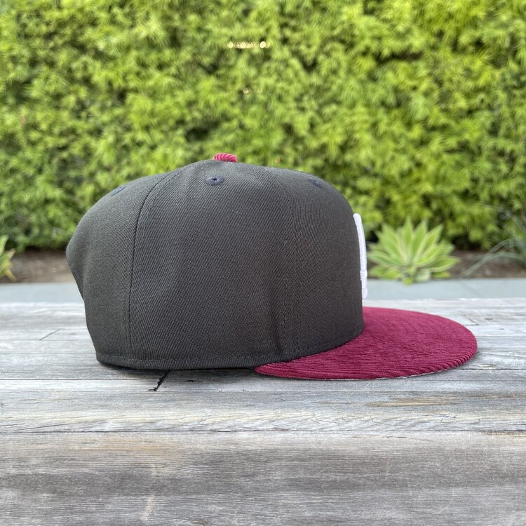 New Era LA Black/Cardinal Corduroy 950 Snapback