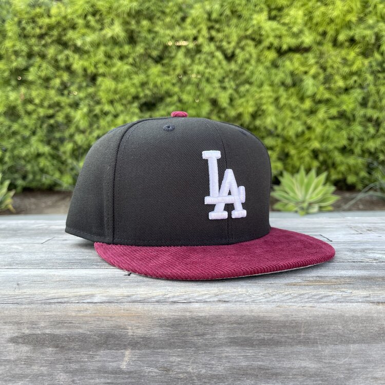 New Era LA Black/Cardinal Corduroy 950 Snapback