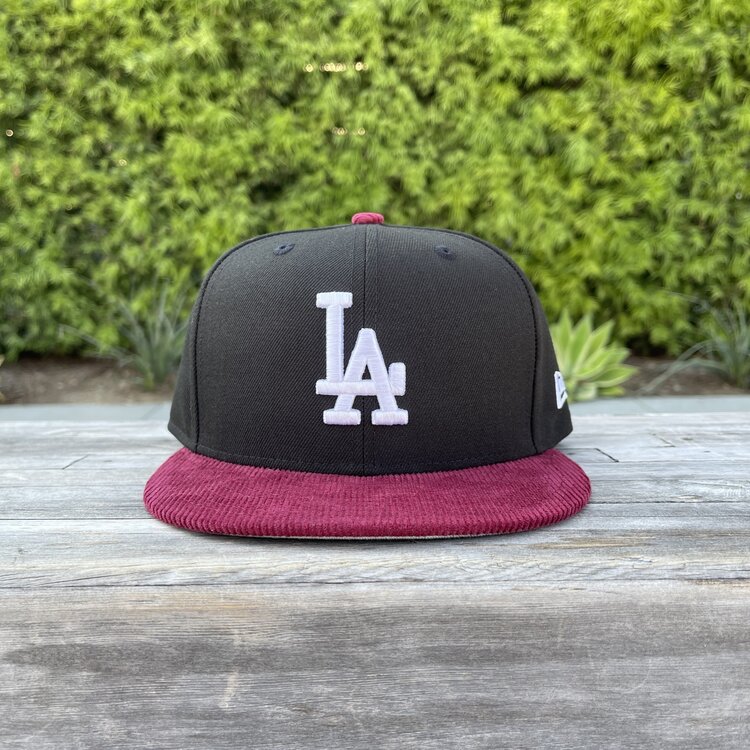 New Era LA Black/Cardinal Corduroy 950 Snapback