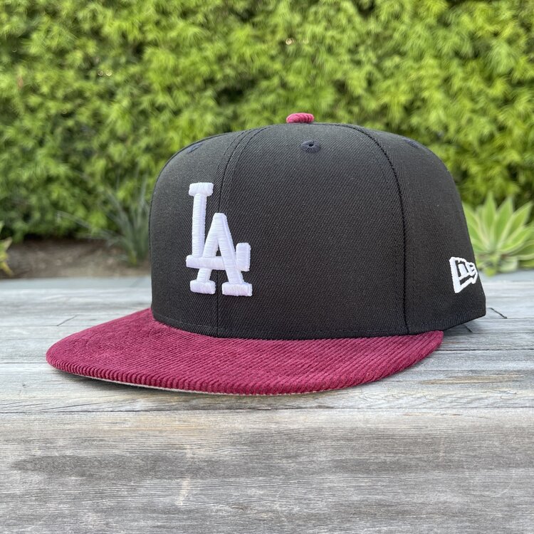 New Era LA Black/Cardinal Corduroy 950 Snapback