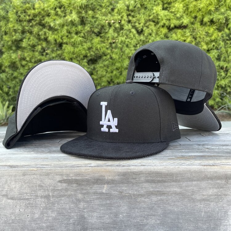 New Era LA Black Poly/Black Corduroy 950 Snapback