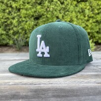 New Era LA Dark Green Corduroy 950 Snapback