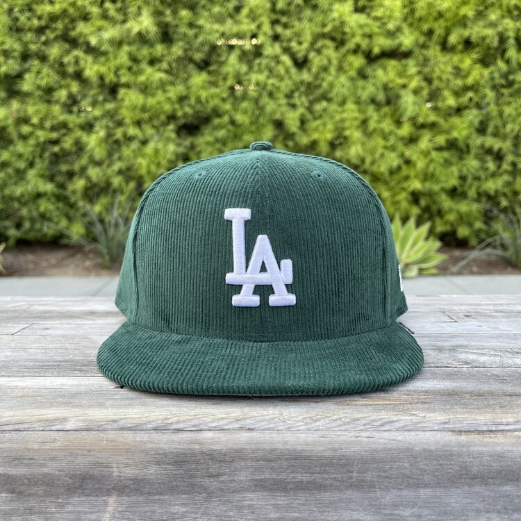 New Era LA Dark Green Corduroy 950 Snapback