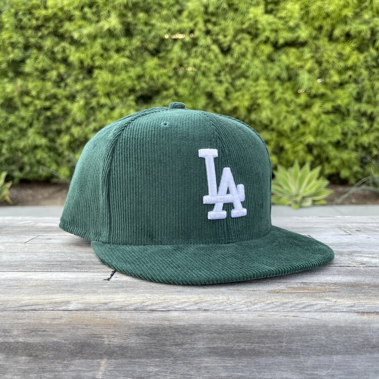 New Era LA Dark Green Corduroy 950 Snapback