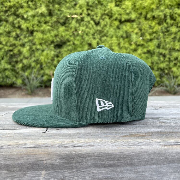 New Era LA Dark Green Corduroy 950 Snapback