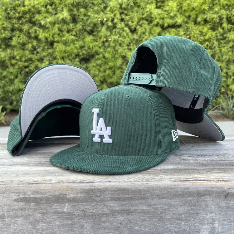 New Era LA Dark Green Corduroy 950 Snapback