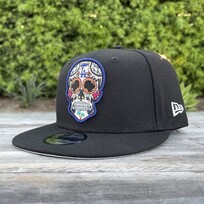 New Era LA Sugar Skull Black Snapback