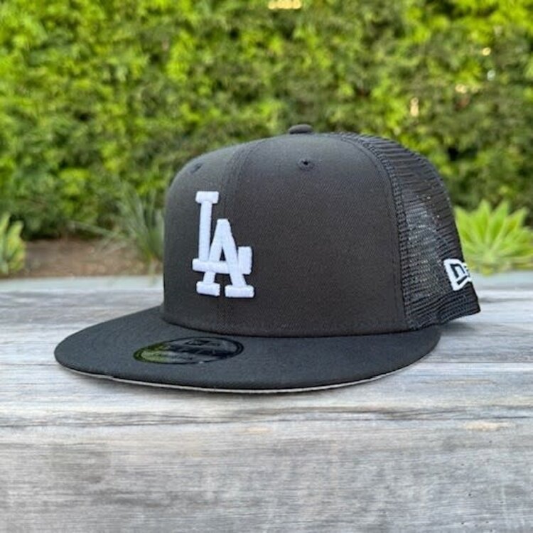 New Era LA Dodgers BW Black Mesh 950 Snapback