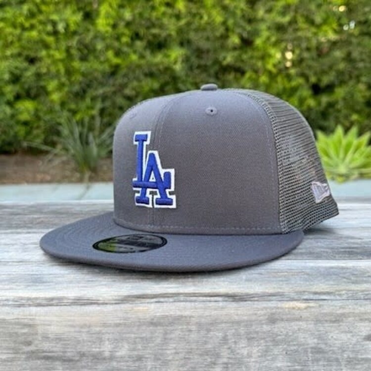 New Era LA Dodgers Graphite Mesh Royal-White 950