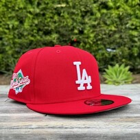 New Era LA Dodgers Red White 1988 WS Gray UV 950