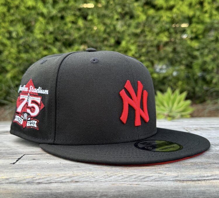 New Era NY Black Red 75th Stadium Anniv 950 Snapback