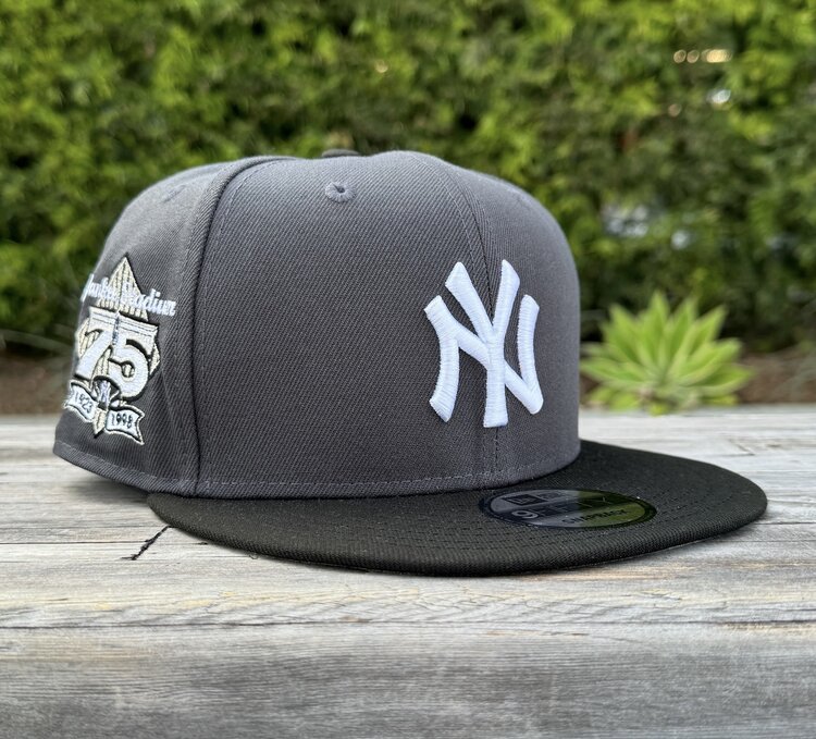 New Era NY Graphite/Black 75th Stadium Anniv 950 Snapback