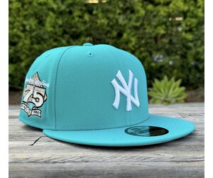 NY Teal 75th Stadium Anniv 950 Snapback - The Locker Room of  display picture 1