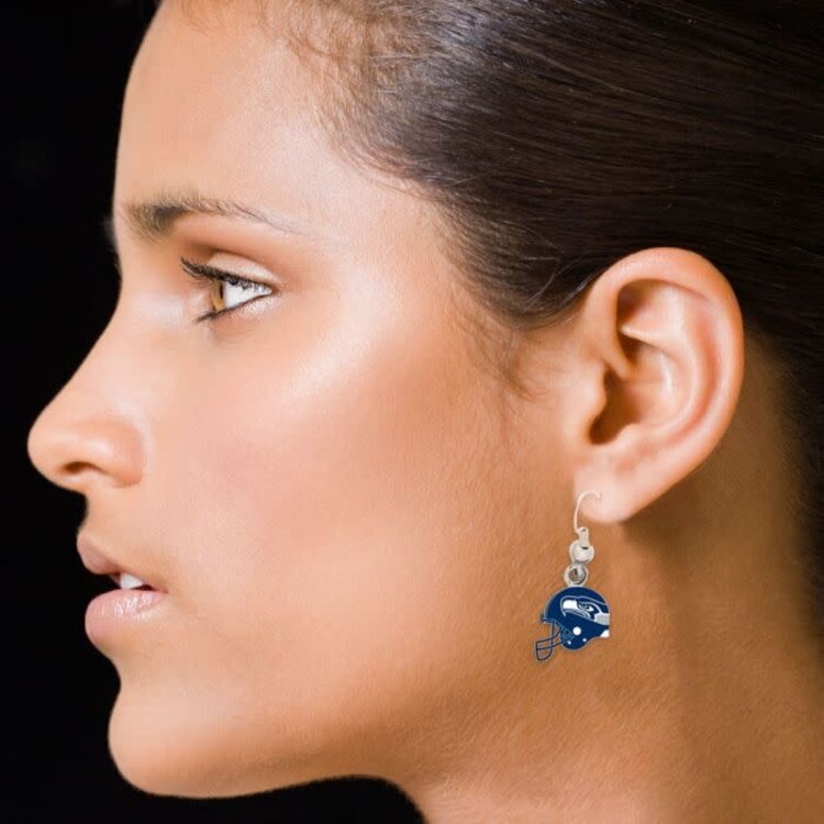 Wincraft Raiders Shield Logo Dangle Earrings