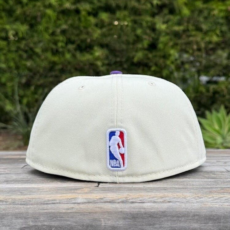 New Era Lakers 2022 NBA Draft Ivory/Team Color Fitted