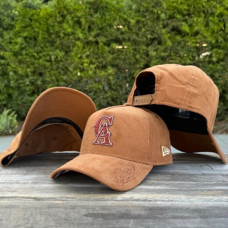 New Era California Angels Toasted Peanut Corduroy 940 A-Frame