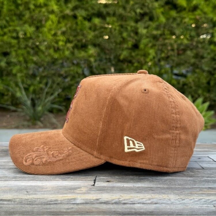 New Era California Angels Toasted Peanut Corduroy 940 A-Frame