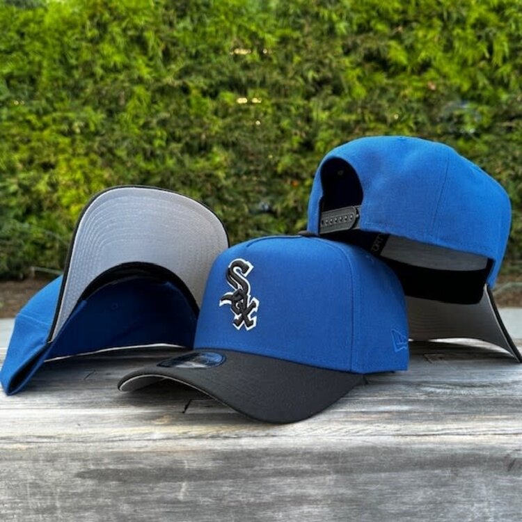 New Era Chicago White Sox Indigo/Black White Outline 940 A-Frame