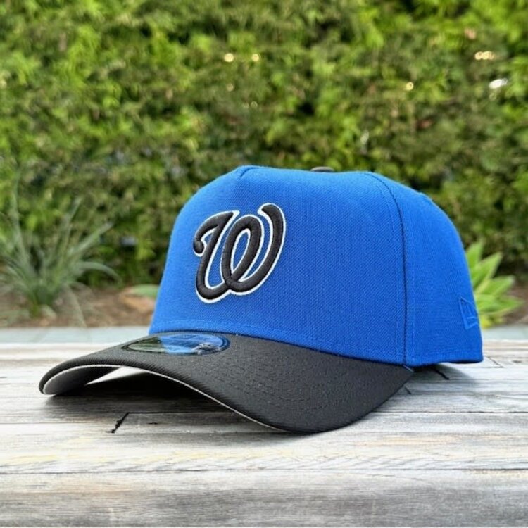New Era Washington Nationals Indigo/Black White Outline 940 A-Frame