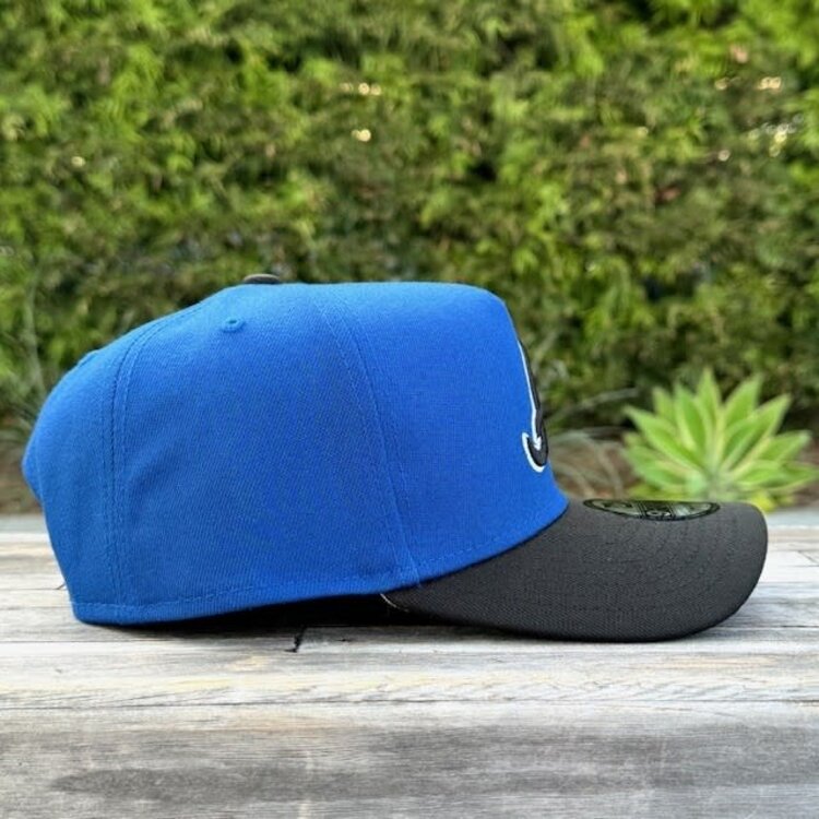 New Era Atlanta Braves Indigo/Black White Outline 940 A-Frame
