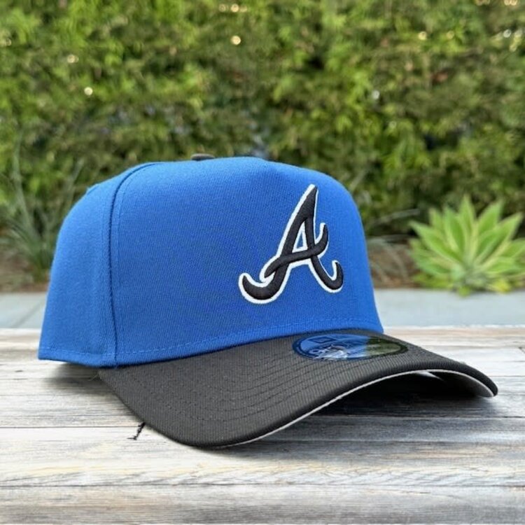 New Era Atlanta Braves Indigo/Black White Outline 940 A-Frame