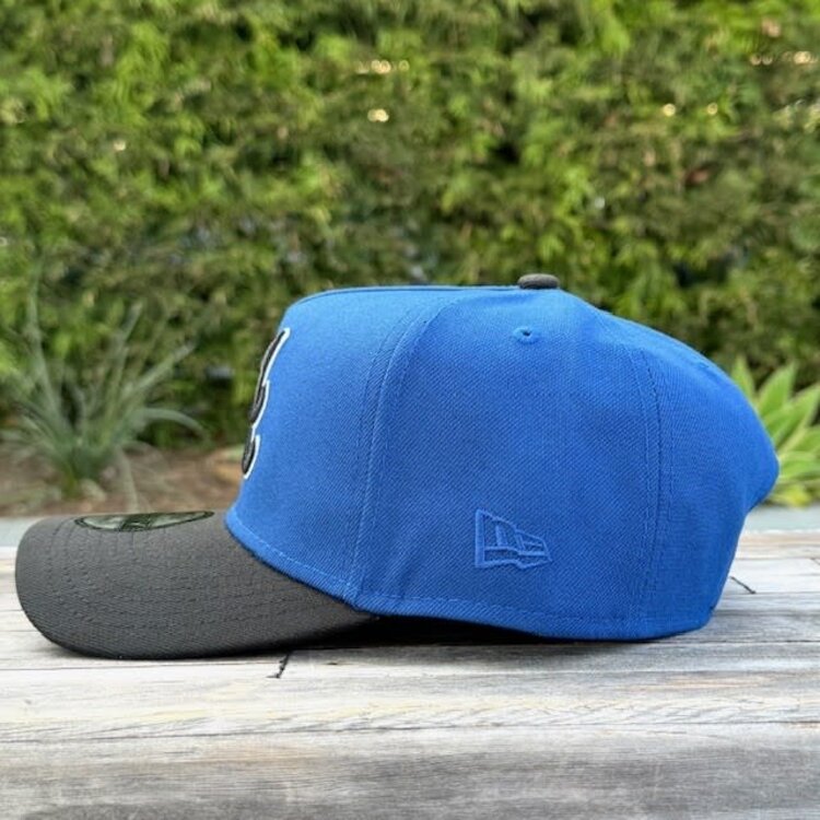 New Era Atlanta Braves Indigo/Black White Outline 940 A-Frame