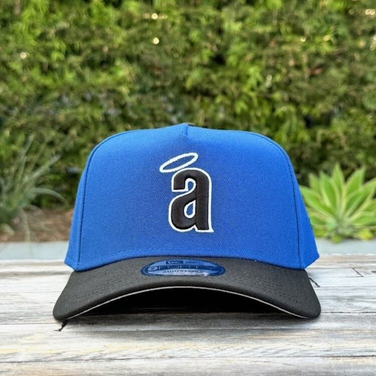 New Era Angels Indigo/Black White Outline 940 A-Frame