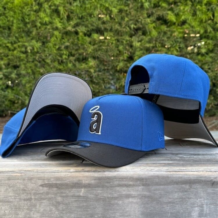 New Era Angels Indigo/Black White Outline 940 A-Frame