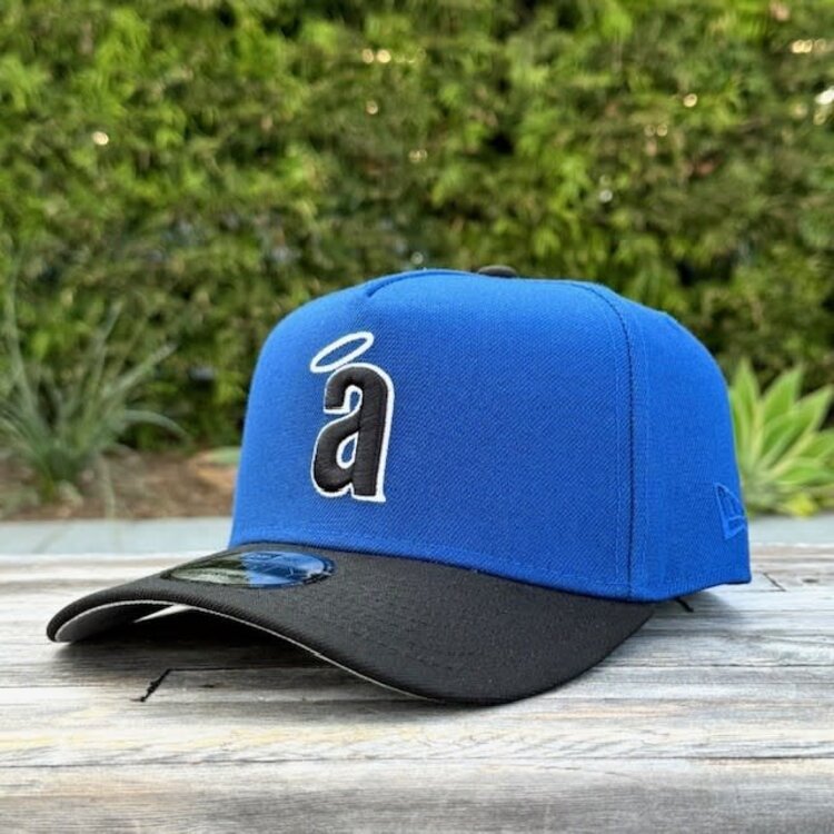 New Era Angels Indigo/Black White Outline 940 A-Frame