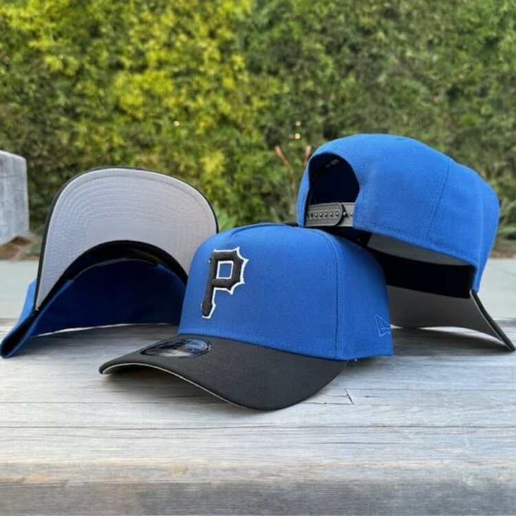 New Era Pittsburgh Pirates Indigo/Black White Outline 940 A-Frame