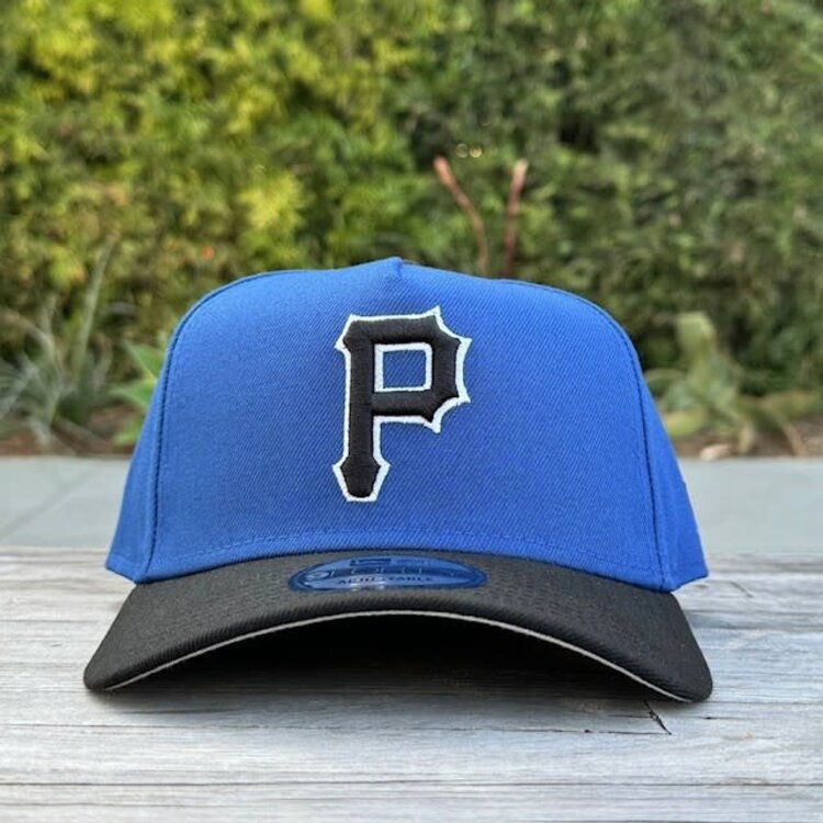 New Era Pittsburgh Pirates Indigo/Black White Outline 940 A-Frame