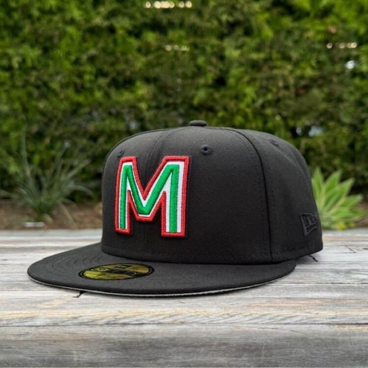 New Era Mexico 2024 Serie del Caribe Black Metallic Logos